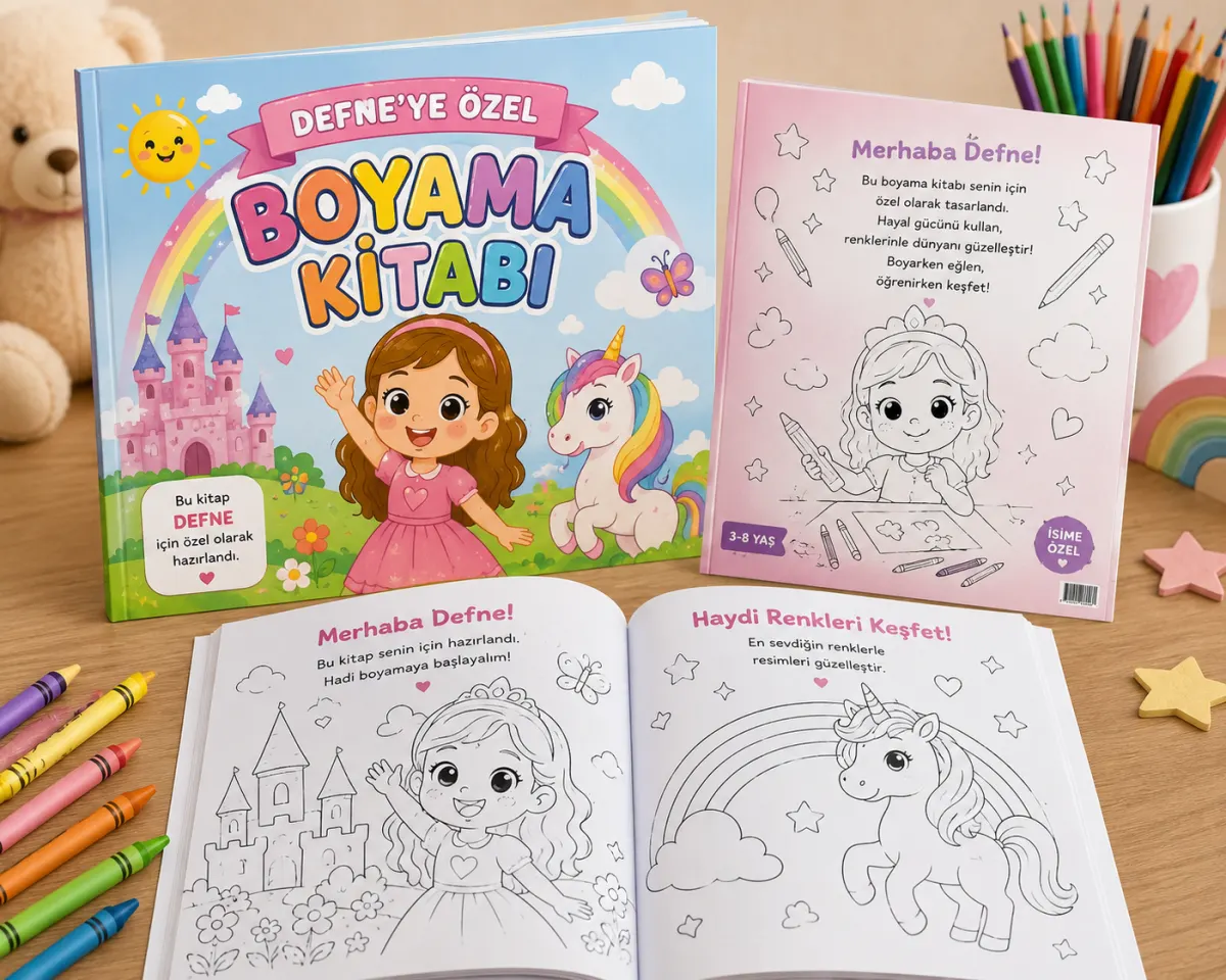 Çocuğunuza Özel Boyama Kitabı