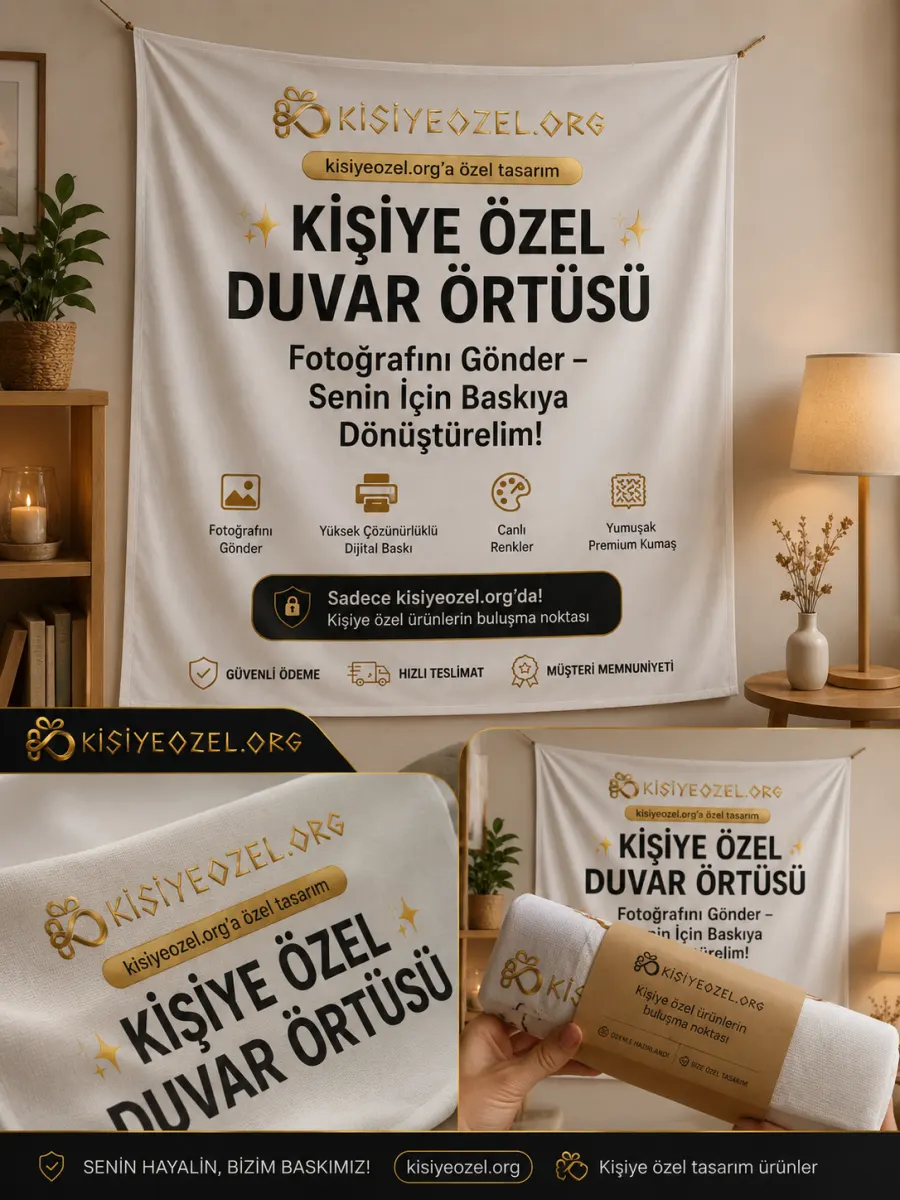 Kişiye Özel Fotoğraflı Duvar Örtüsü – Kendi Tasarımını Oluştur | Premium Kumaş Baskı